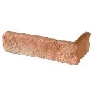 Brique d'angle ton rouge 22/10 haut 5 cm ep 1,5 cm paquet de 0,5 ML 