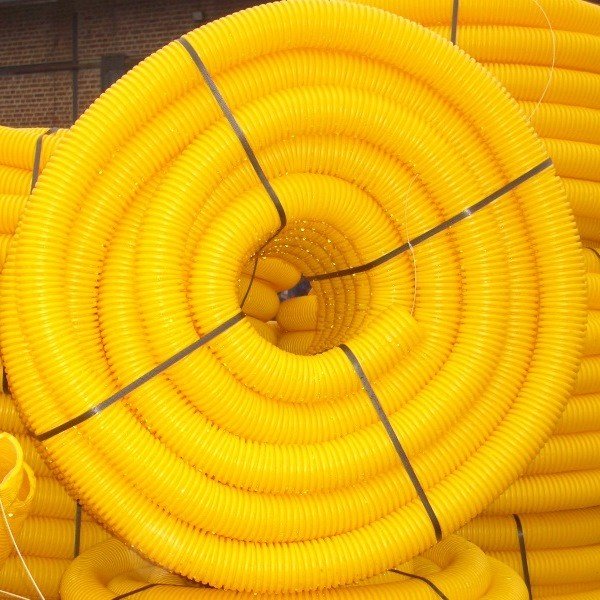Gaine TPC jaune pour gaz