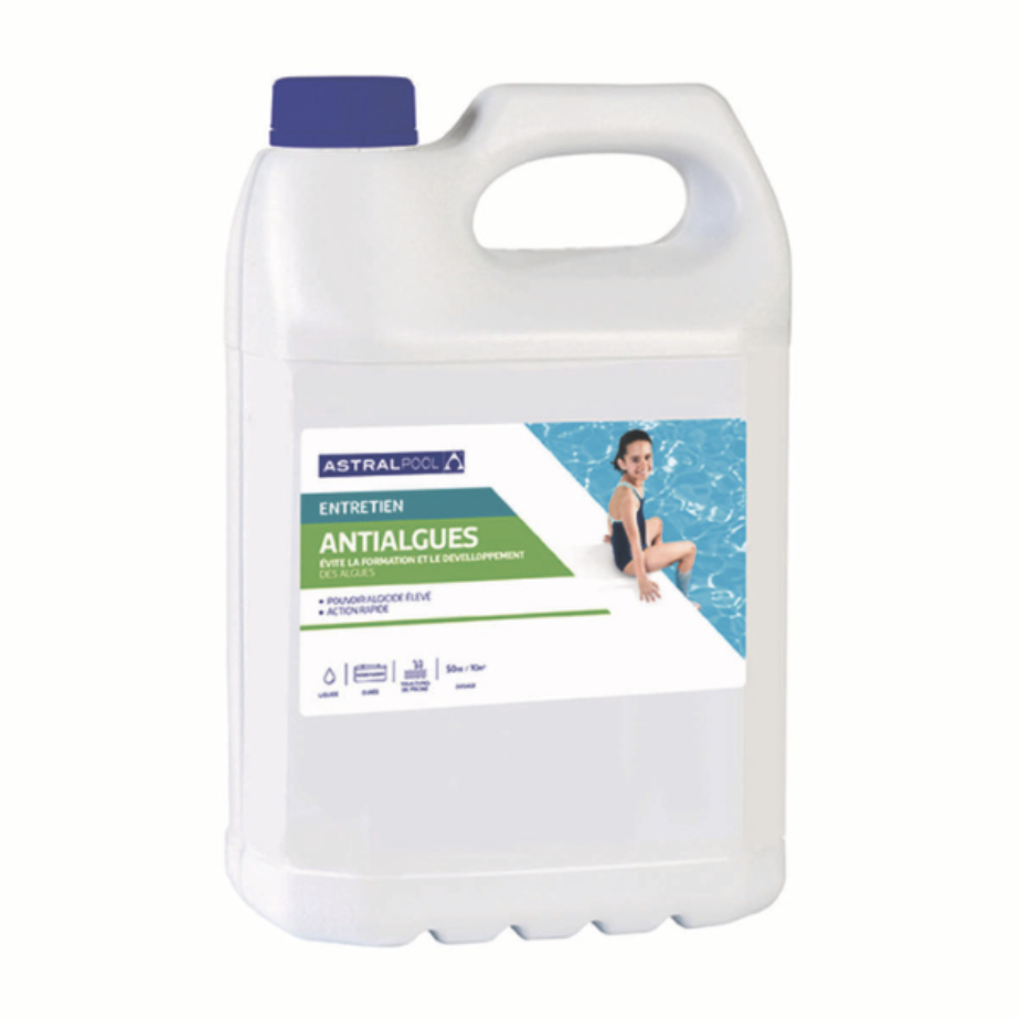 Chlore et Anti-algues liquide pour Piscine
