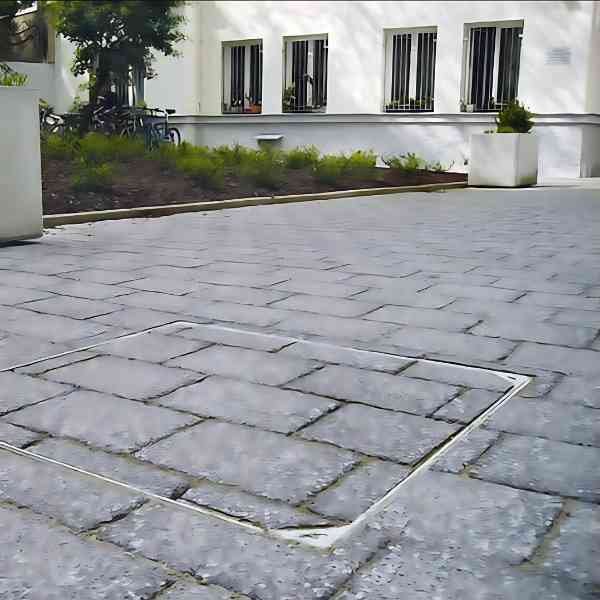 Couvercle de regard à paver