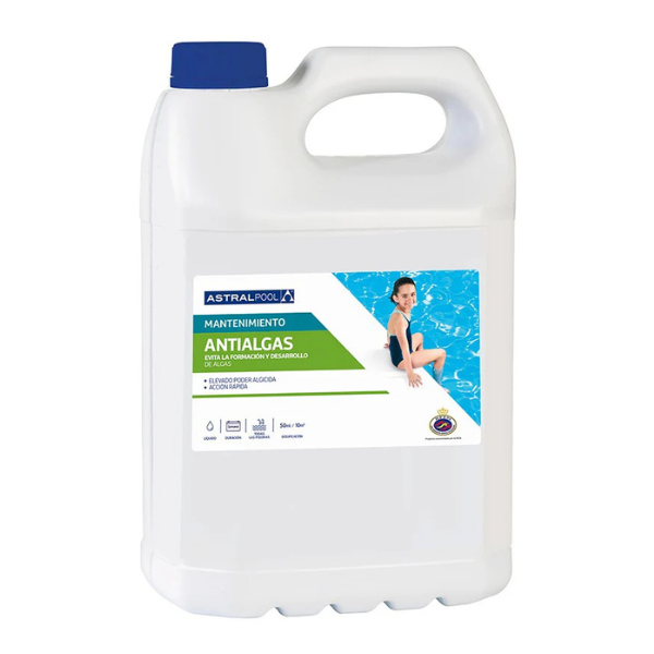 Chlore et Anti-algues liquide pour piscine