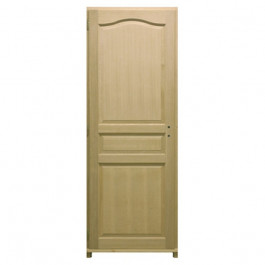 bloc porte chene droite chapeau gendarme 204x83cm materiauxnet com