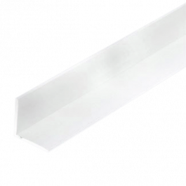 Cornière PVC 100 x 20 x 2 mm Blanche proche 9016 - longueur 3 m