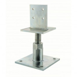 Pied poteau bois reglable sales