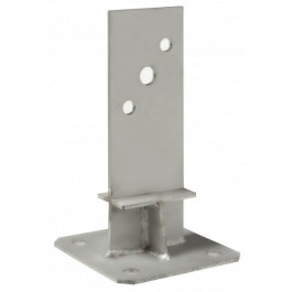 Platine pied de 2025 poteau