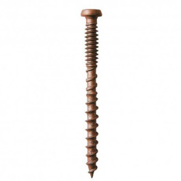 200 Vis Bois 5x60mm En Inox A2 – Couleur Brun, + 1 Embout Gratuit Pour Terrasse