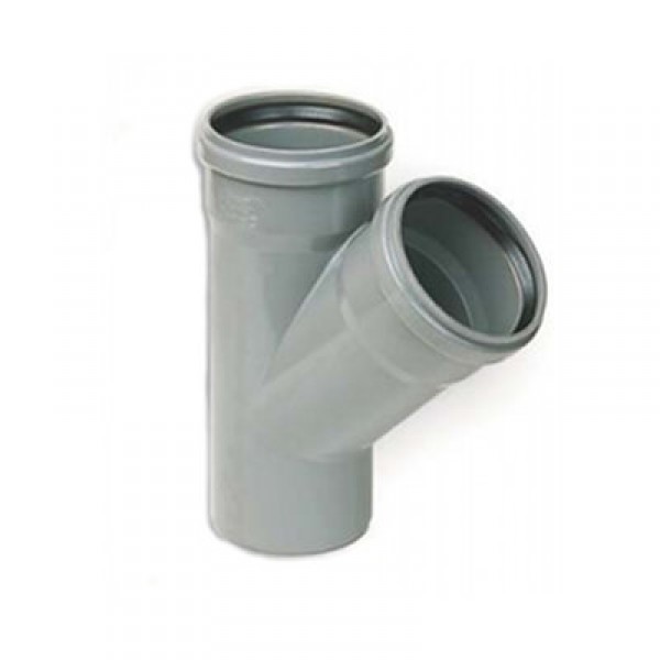 Embranchement PVC ass à joint 45° Y M/F DN 160/160