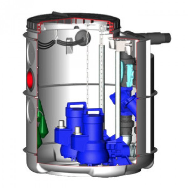 station de relevage eaux usees et chargees