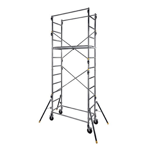 Echafaudage en aluminium QUAD'UP Centaure, hauteur de travail 4,70m