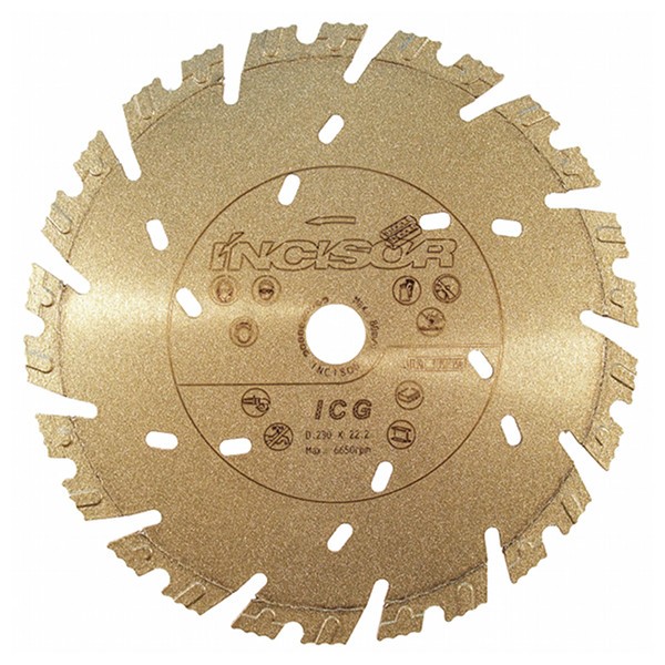 Disque diamant béton Incisor Gold Carbodiam, diamètre 125 mm