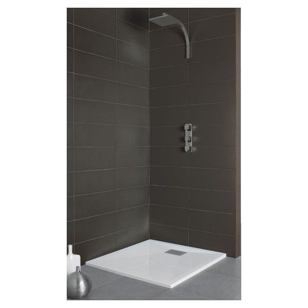 Receveur de douche Kinesurf, carré 100 x 100 cm, coloris blanc