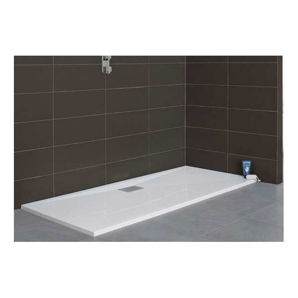 Receveur de douche Kinesurf, rectangle 100 x 70 cm, coloris blanc