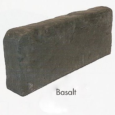Bordure Courtstone hauteur 20 cm épaisseur 8 cm longueur 50 cm couleur Basalt, l'unité