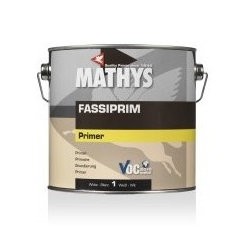 Peinture primaire Fassiprim Mathys blanc pour bois, 2,5 litres