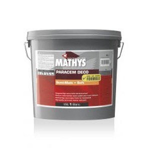 Peinture acrylique Paracem Deco Soft Mathys, blanc semi-matt, 1 litre