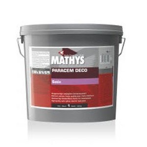 Peinture acrylique Paracem Deco Satin Mathys blanc, 4 litres