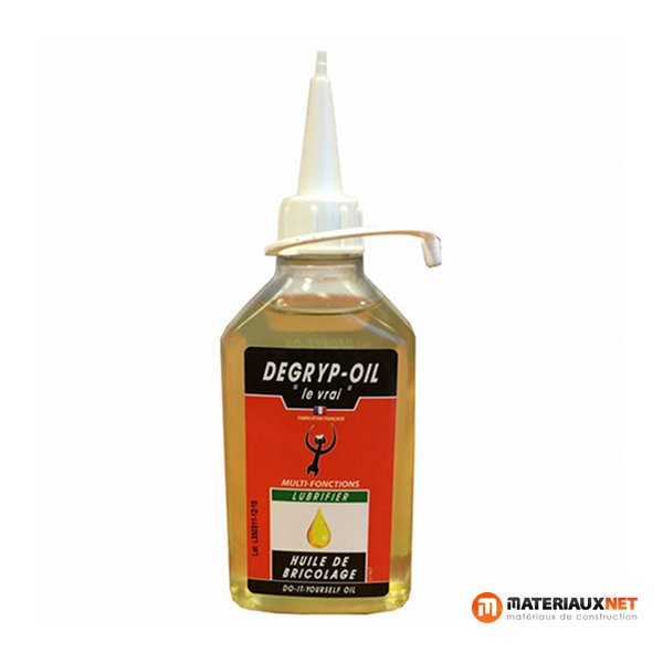 Lubrifiant huile de bricolage Degryp Oil 80-04, burette de 125 ml