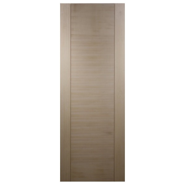 Porte intérieure Izen bois exotique 1 panneau, 204x83 cm, rive droite