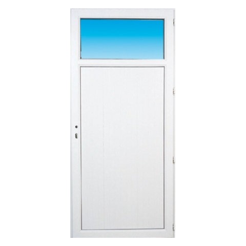 Porte de service pleine PVC H.205xL.140cm