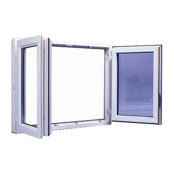Fenêtre PVC 2 Vantaux 115 x 150 cm Blanc