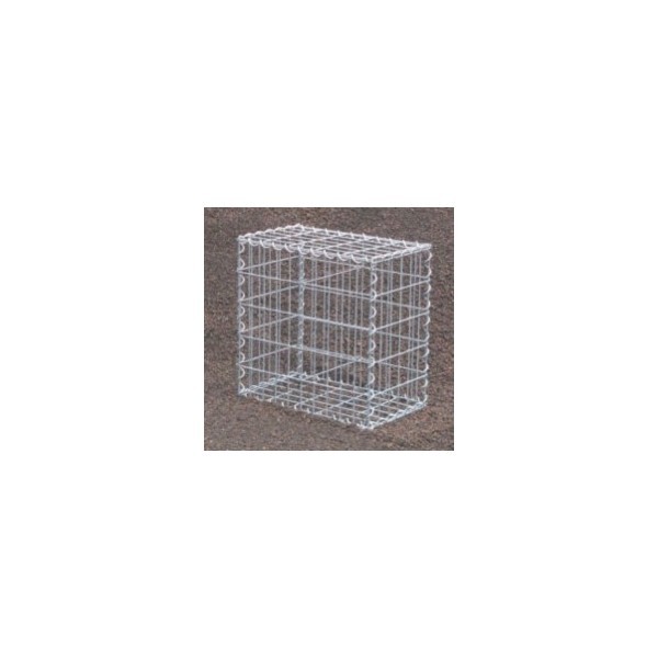 Gabion Rectangulaire 50x40x40 - fil 5 mm - maille 5x20 cm