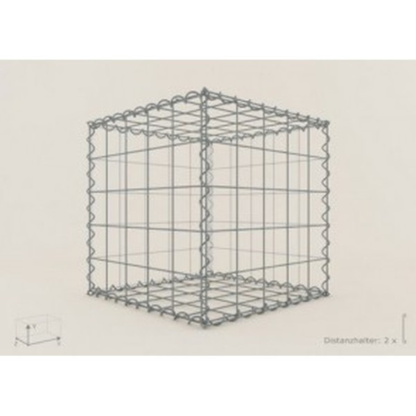 Gabion Cubique 50x50x50 - fil 5 mm - maille 10x10 cm