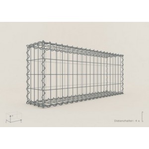 Gabion Rectangulaire 100x40x20 - fil 4 mm - maille 10x10 cm