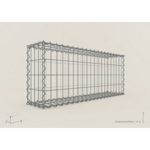 Gabion Rectangulaire 100x40x30 - fil 4 mm - maille 10x10 cm