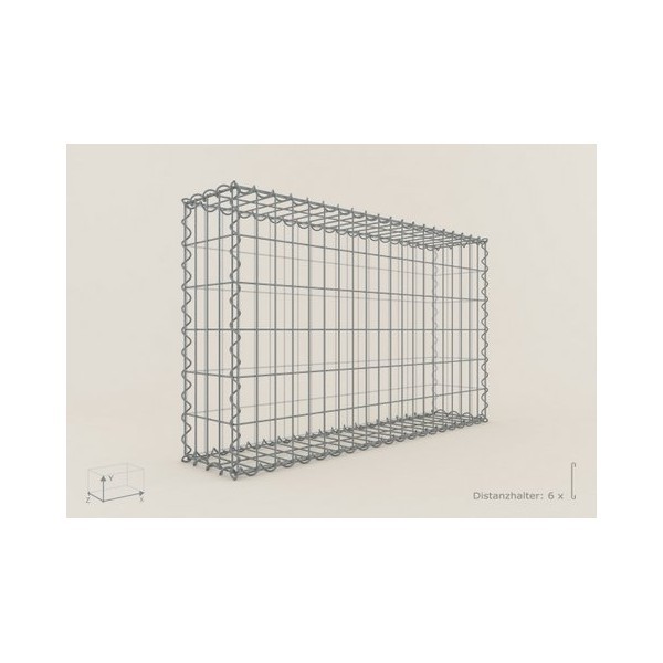 Gabion Rectangulaire 100x60x20 - fil 4 mm - maille 5x5 cm