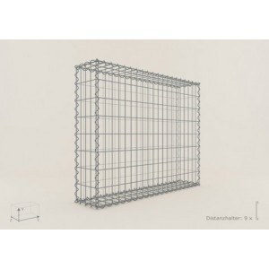 Gabion Rectangulaire 100x80x20 - fil 4 mm - maille 5x10 cm
