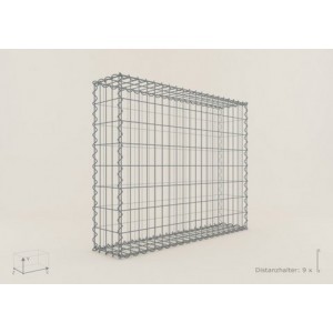 Gabion Rectangulaire 100x80x20 - fil 4 mm - maille 5x10 cm