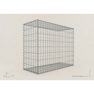 Gabion Rectangulaire 100x80x40 - fil 4 mm - maille 5x10 cm