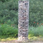 Gabion cylindrique / colonne – hauteur : 160 cm - diam 37 cm