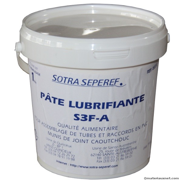 Lubrifiant pour PVC assainissement, Pot 2,5 L