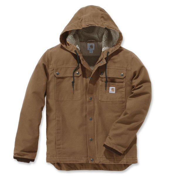 Blouson-à-Capuche-Carhartt-Barlett-103826-Brown-1