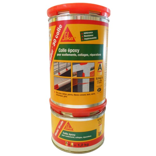 Mastic colle SIKADUR-30 adhésif structural Kit de 6 kg