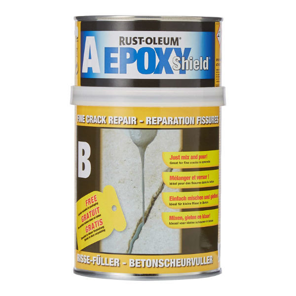 Mortier Réparation Fissures ExpoxyShield Rust-Oleum Bidon 500 ml