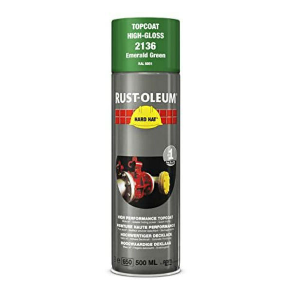 Peinture de Retouche Top Coat Rust-Oleum Vert Emeraude Aérosol 500 ml