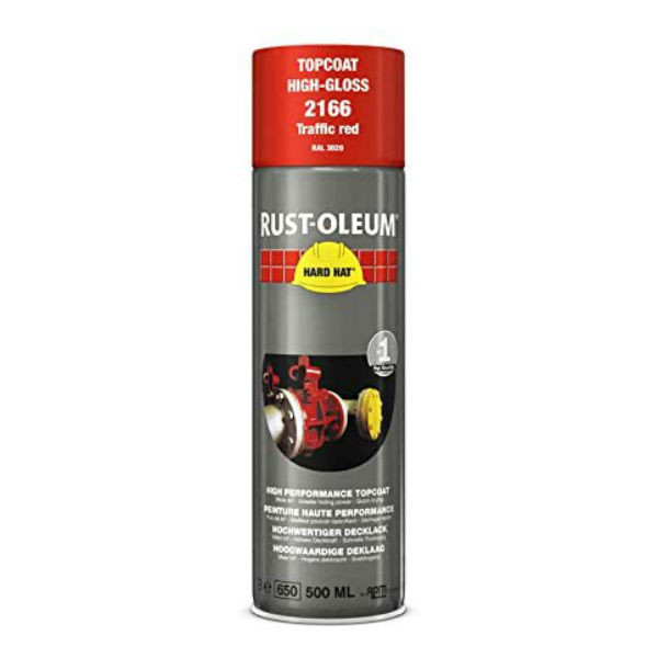 Peinture Rouge Top Coat Rust Oleum 500 ml materiauxnet