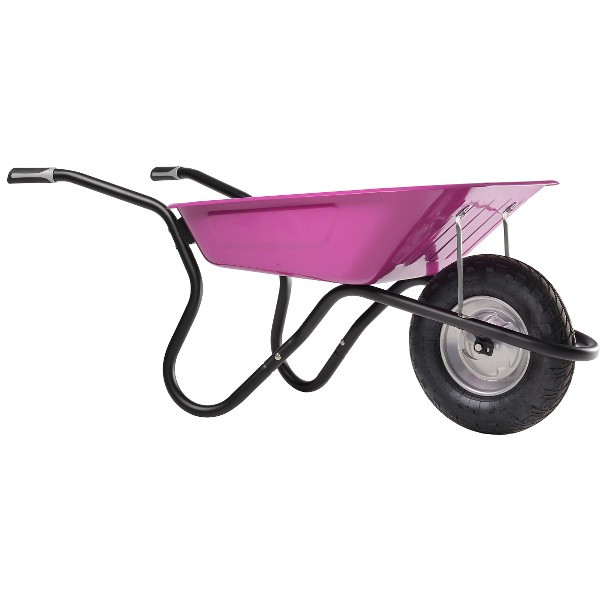 Brouette Haemmerlin Bibox Plus 400 mm roue gonflée, Fuchsia