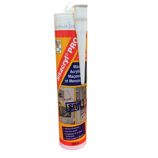 Mastic Acrylique SIKASEAL 107 Blanc 