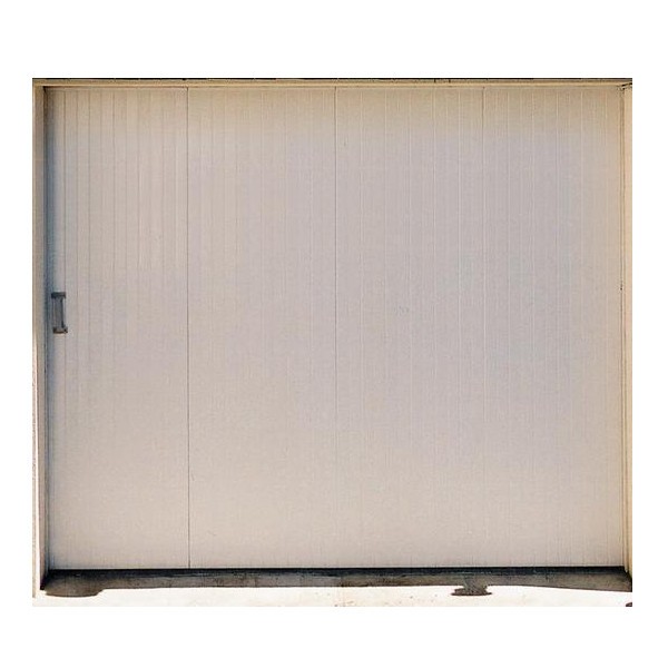 Porte de garage coulissante en PVC sans hublots 200x240cm