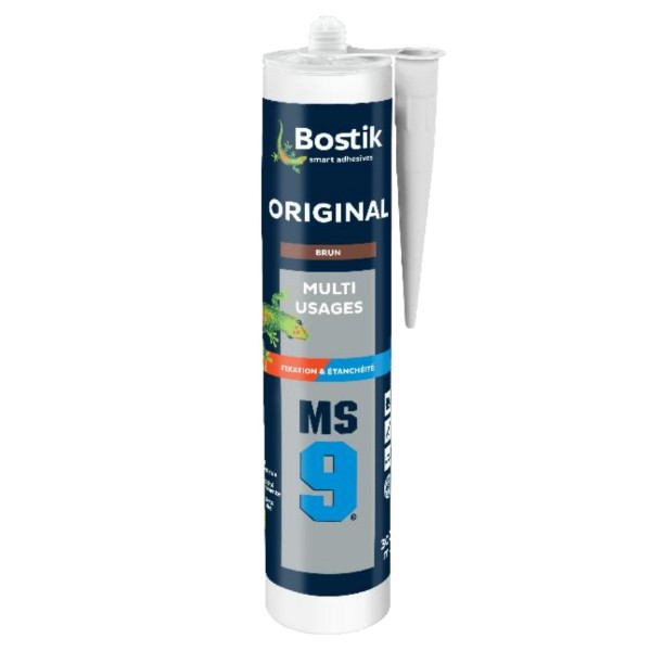 Mastic Colle Polymère Transparent Bostik MS9 Original Multi 300 ml