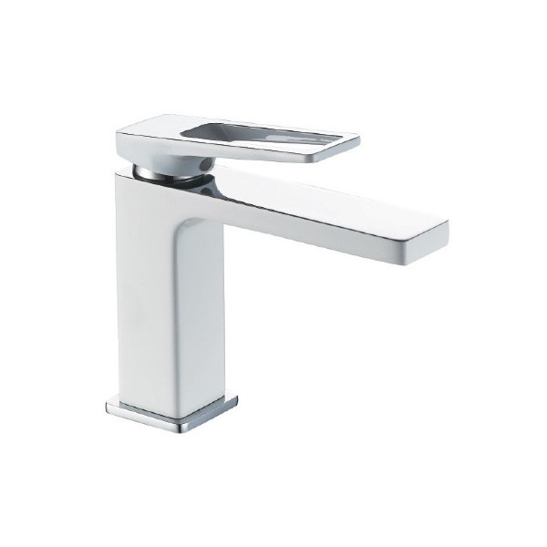 Mitigeur Lavabo Bec Bas Eurosanit Orian Chrome Blanc 308112