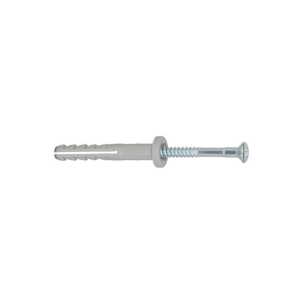 Cheville à Frapper 6 x 40 mm avec collerette Fischer, boîte de 200