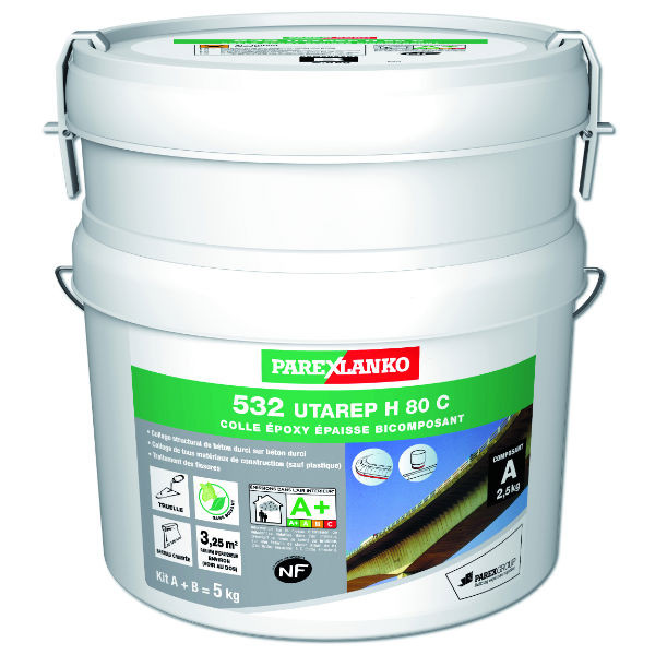 Colle Epoxy 532 Utarep h 80 c ParexLanko, kit 5 kg 