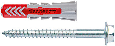 Cheville Duopower 10 x 50 mm avec vis Fischer, boîte de 25