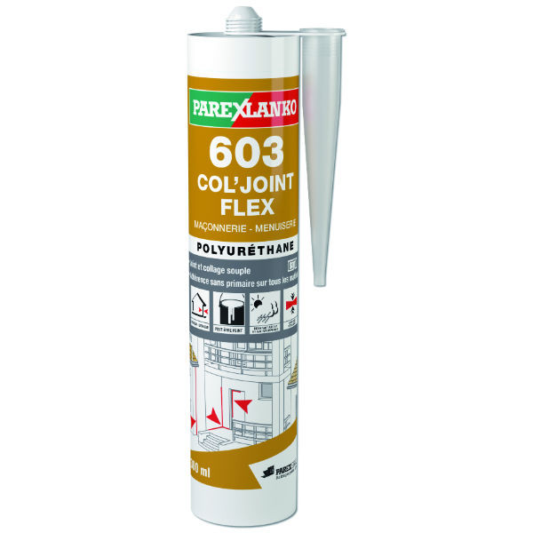 Mastic joint acrylique intérieur extérieur ParexLanko 613 Blanc 300 ml