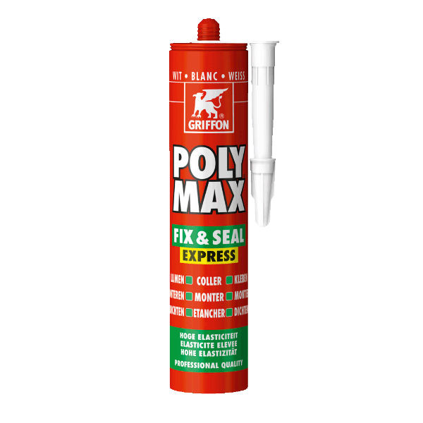 Mastic Polyuréthane Poly-Max Fix&Seal Griffon Blanc 425 g