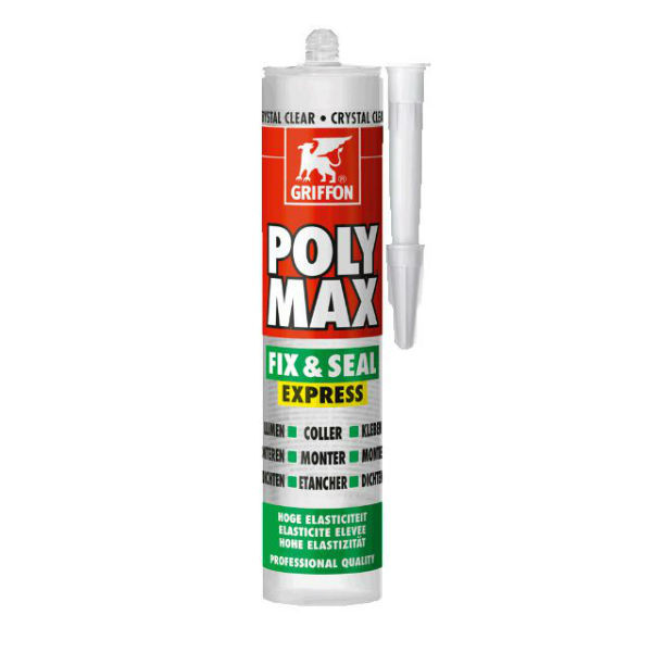 Mastic Polyuréthane Poly-Max Fix&Seal Griffon Crystal 300 g